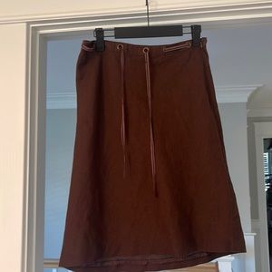 BCBG linen skirt